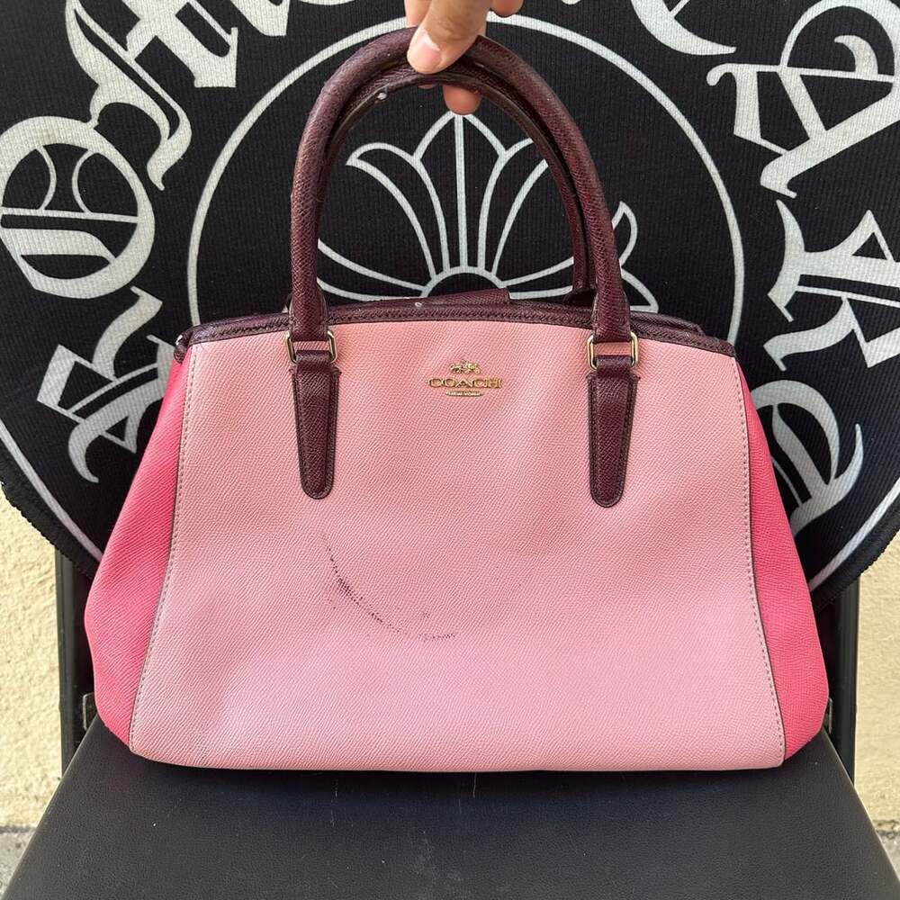 Coach Colorblock Crossgrain Small Margaux Tote